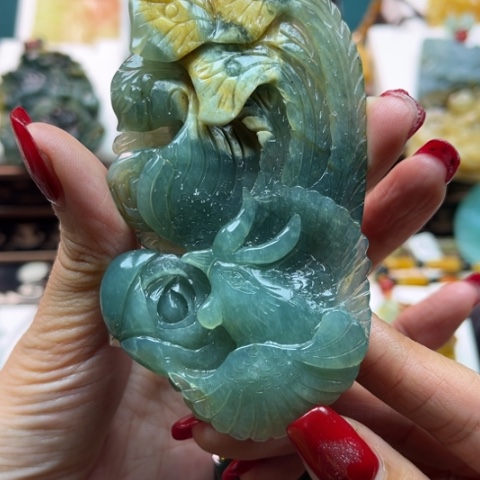 岫玉挂件未镶嵌挂件