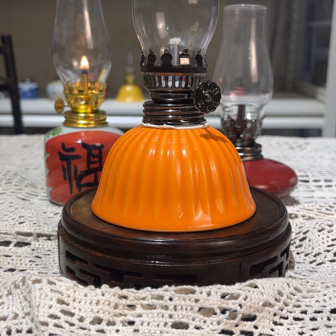 摆件景德镇陶瓷香薰灯