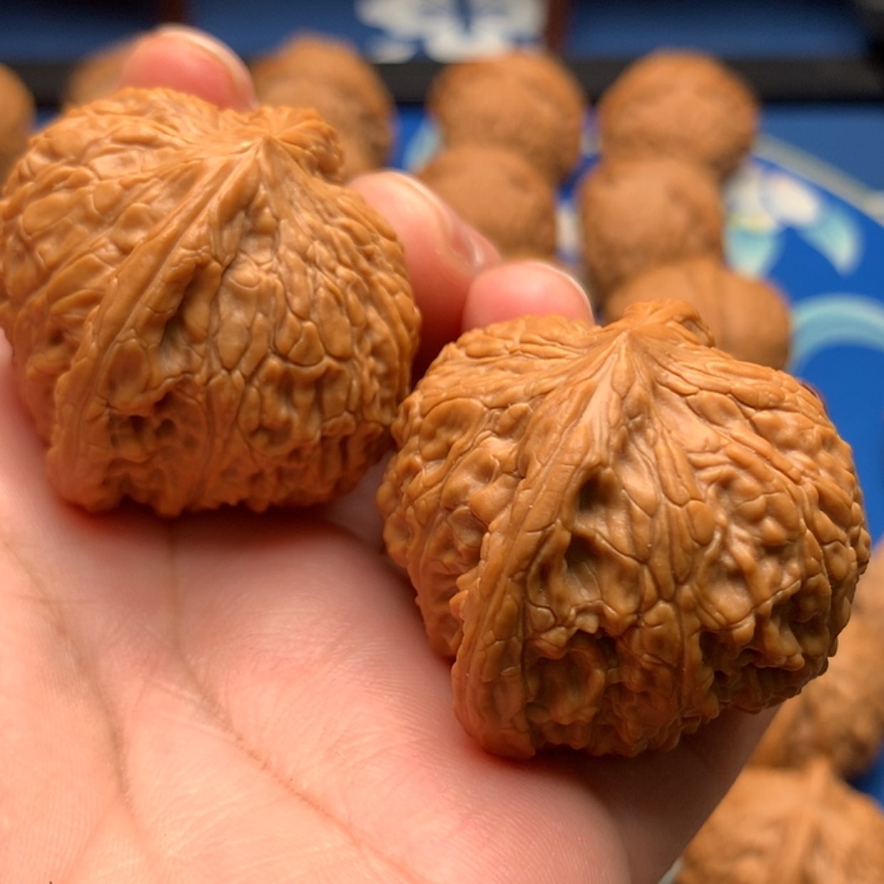 【闪购商品】文玩核桃把件常**往泥鳅40