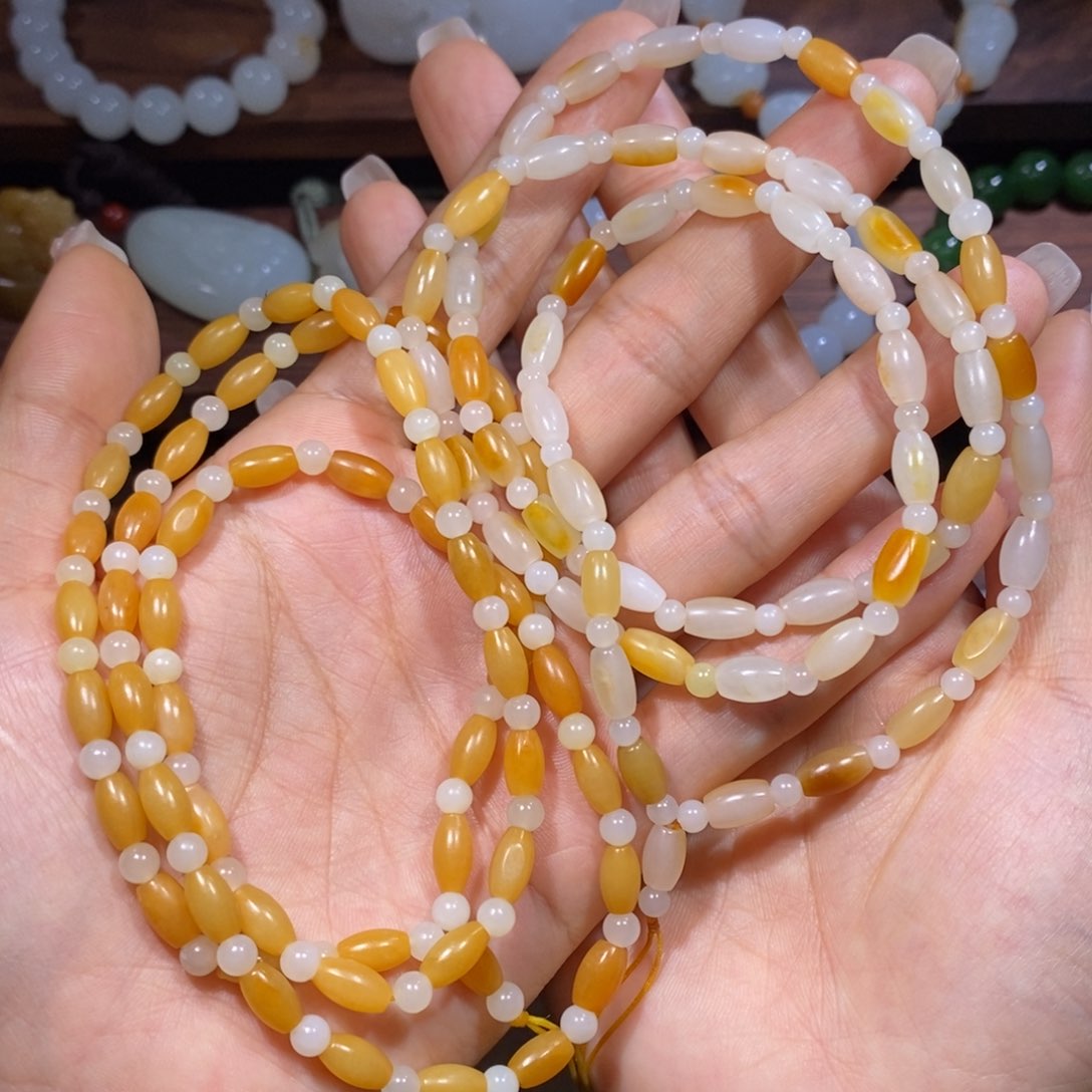 和田玉手链未镶嵌林*徐