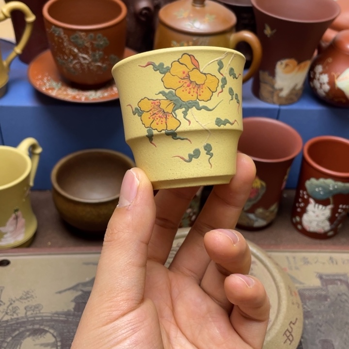 紫砂茶杯紫砂主人杯