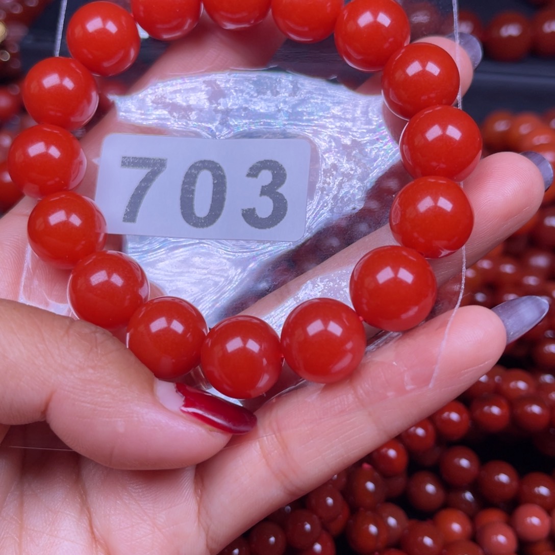射***侠手链未镶嵌南红玛瑙