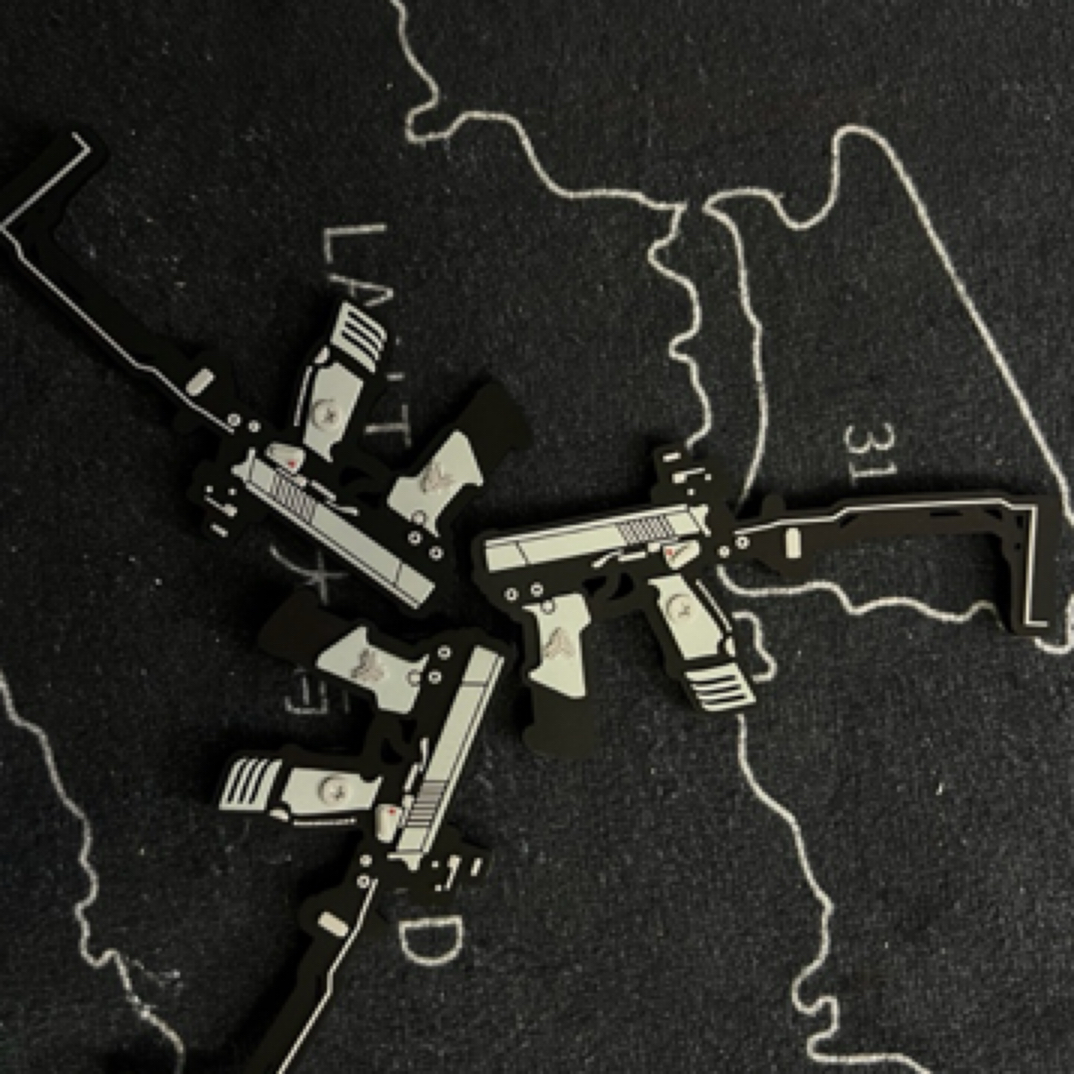 【麒弘】FFG虎翼92G套件魔术贴士气章臂章