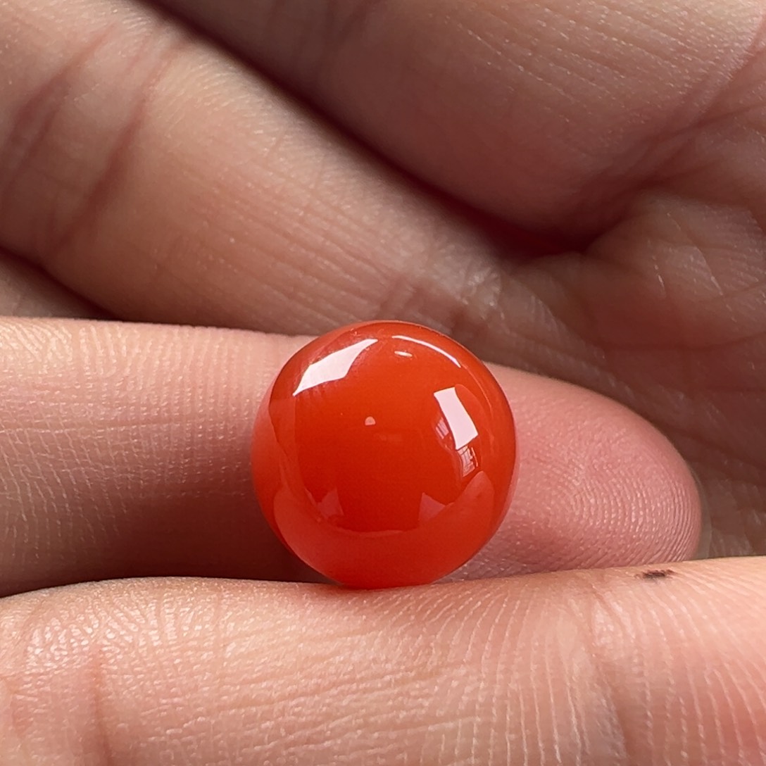 南红玛瑙圆珠11.9未镶嵌