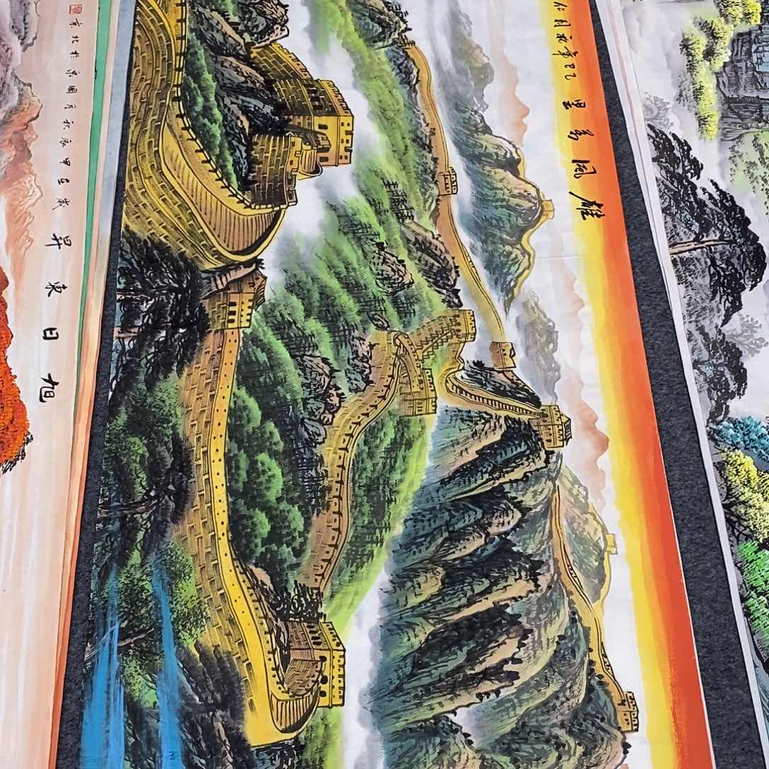 国画画画真的画画