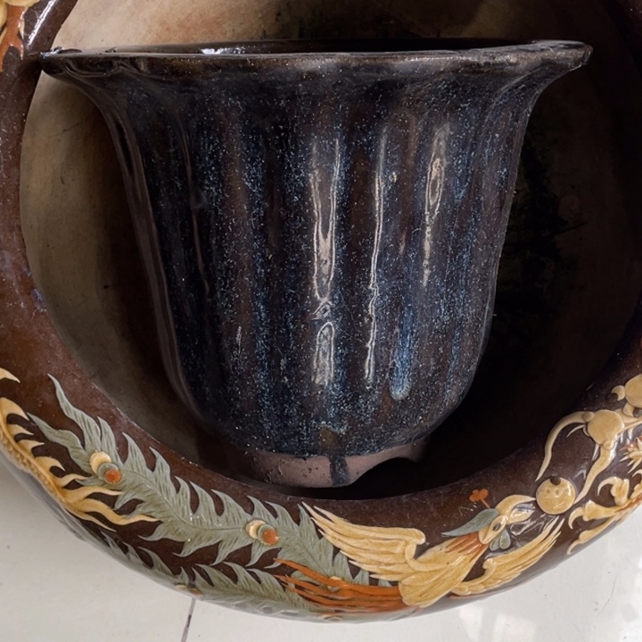 紫砂花盆自****乐紫砂手工