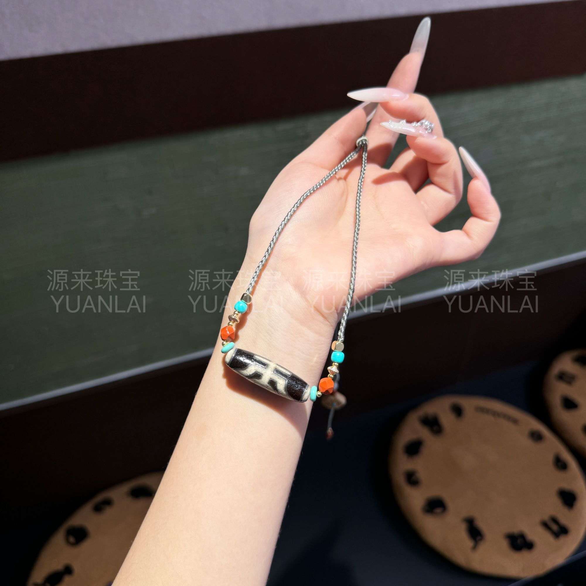 *措丝贵人天珠*天然玛瑙项链