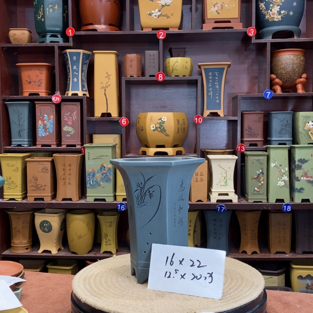 紫砂花盆紫砂花盆