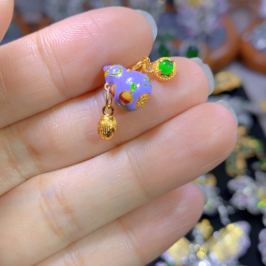 翡翠颈饰银S925镶嵌多样性发其一