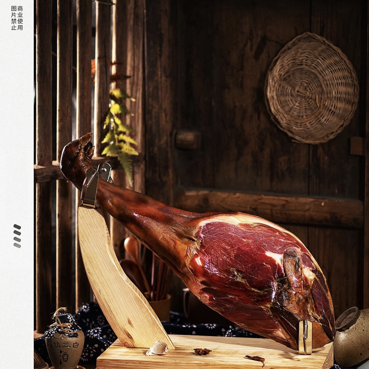 云南整只火腿三年陈香土特产送礼佳品10斤