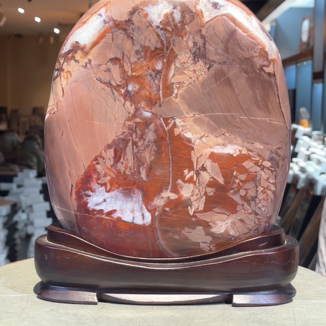 彩石三峡清江画面石