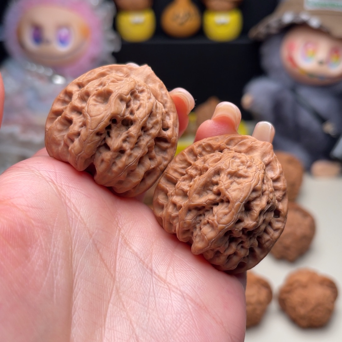 文玩核桃把件佛肚C063