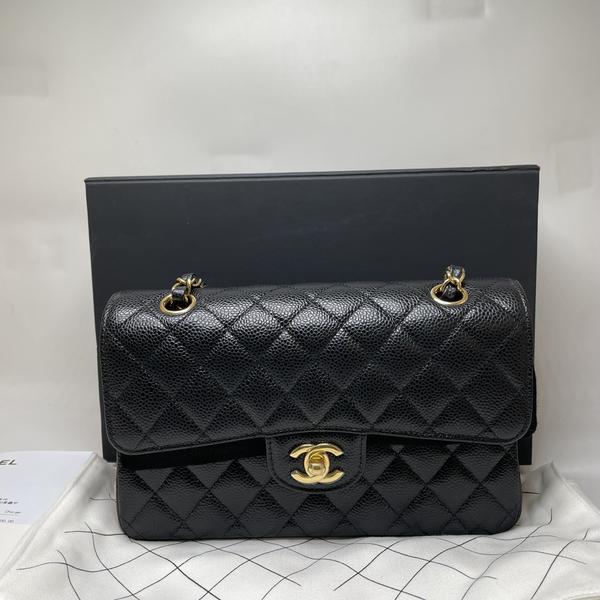 全新未使用 Chanel/香奈儿 范大范cf黑金小号斜挎包/8960 4272