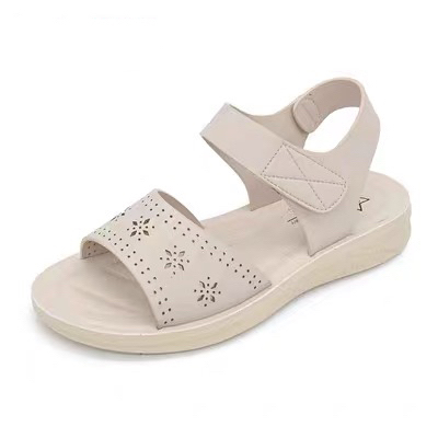 夏季新款1803简约舒适纯色魔术贴凉鞋女鞋23X