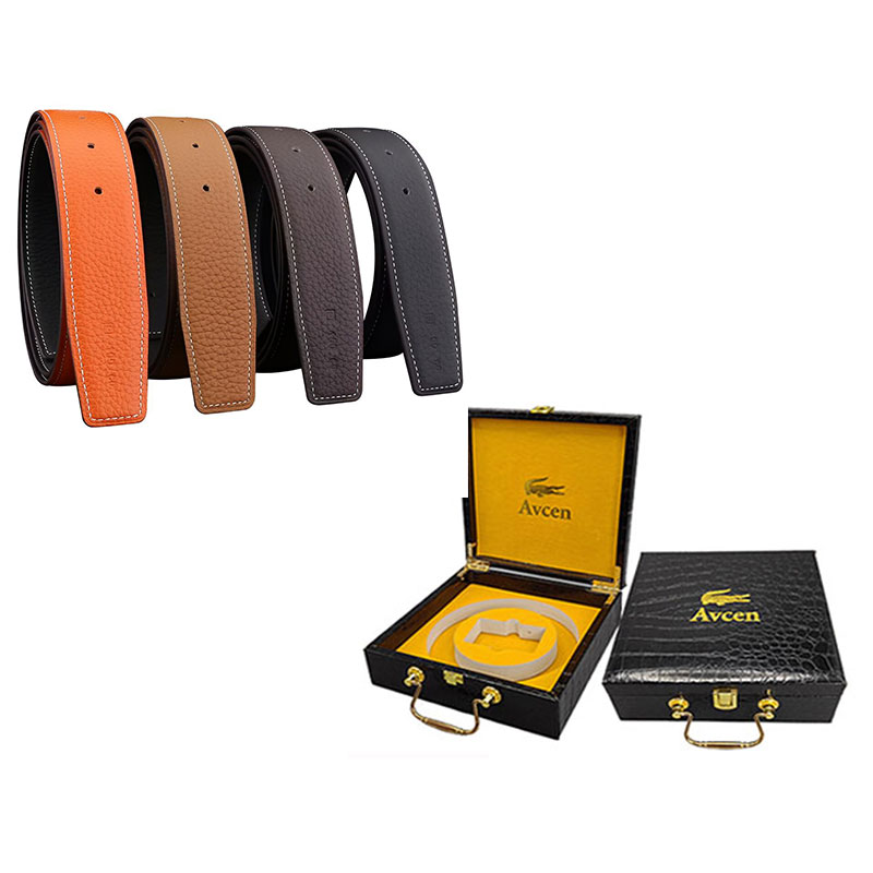 双面头层牛皮算盘扣男士腰带百搭时尚潮流算盘扣板扣真皮裤腰带男