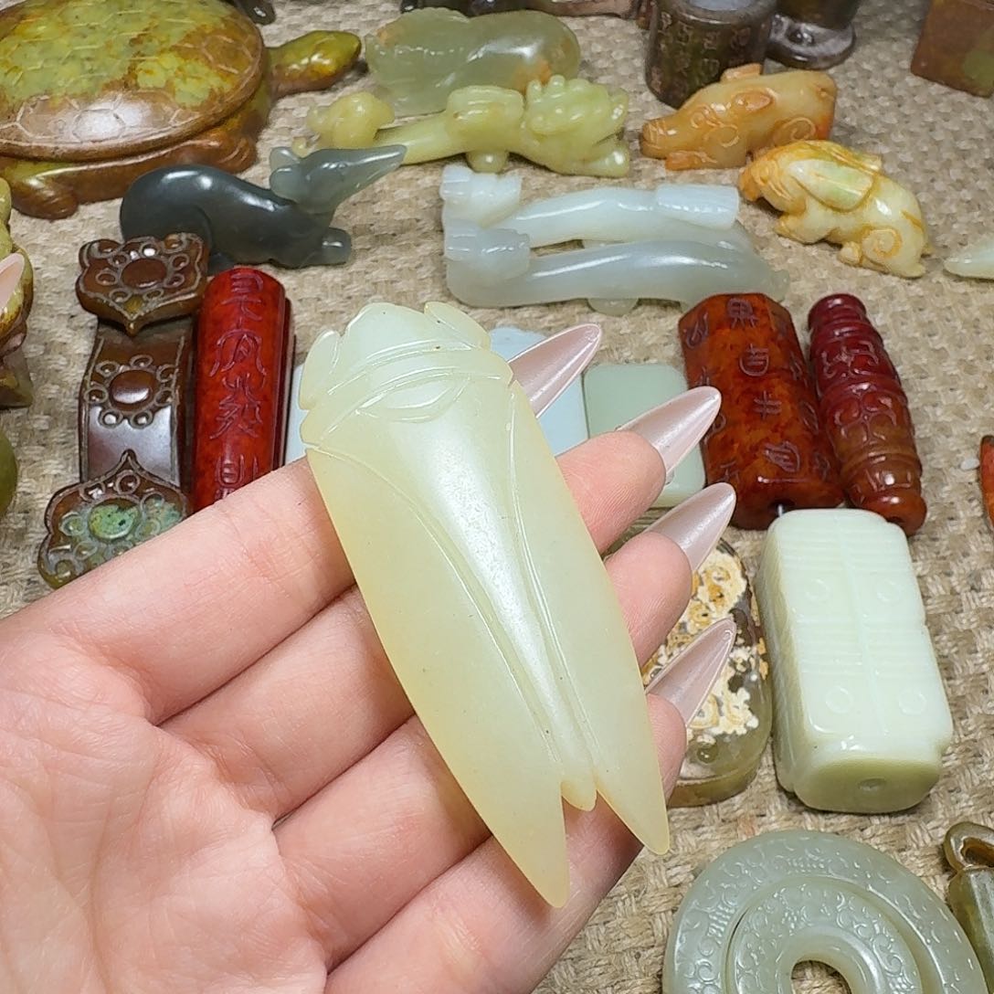 白玉菩提吊坠挂件