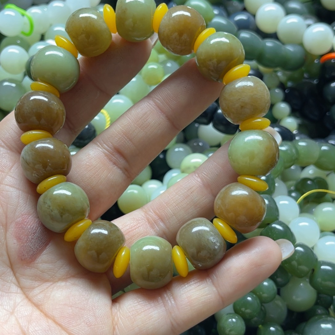 和田玉手链未镶嵌