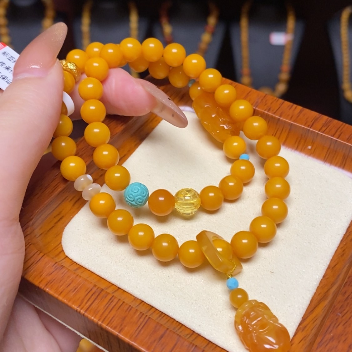 【闪购商品】蜜蜡手链未镶嵌手串