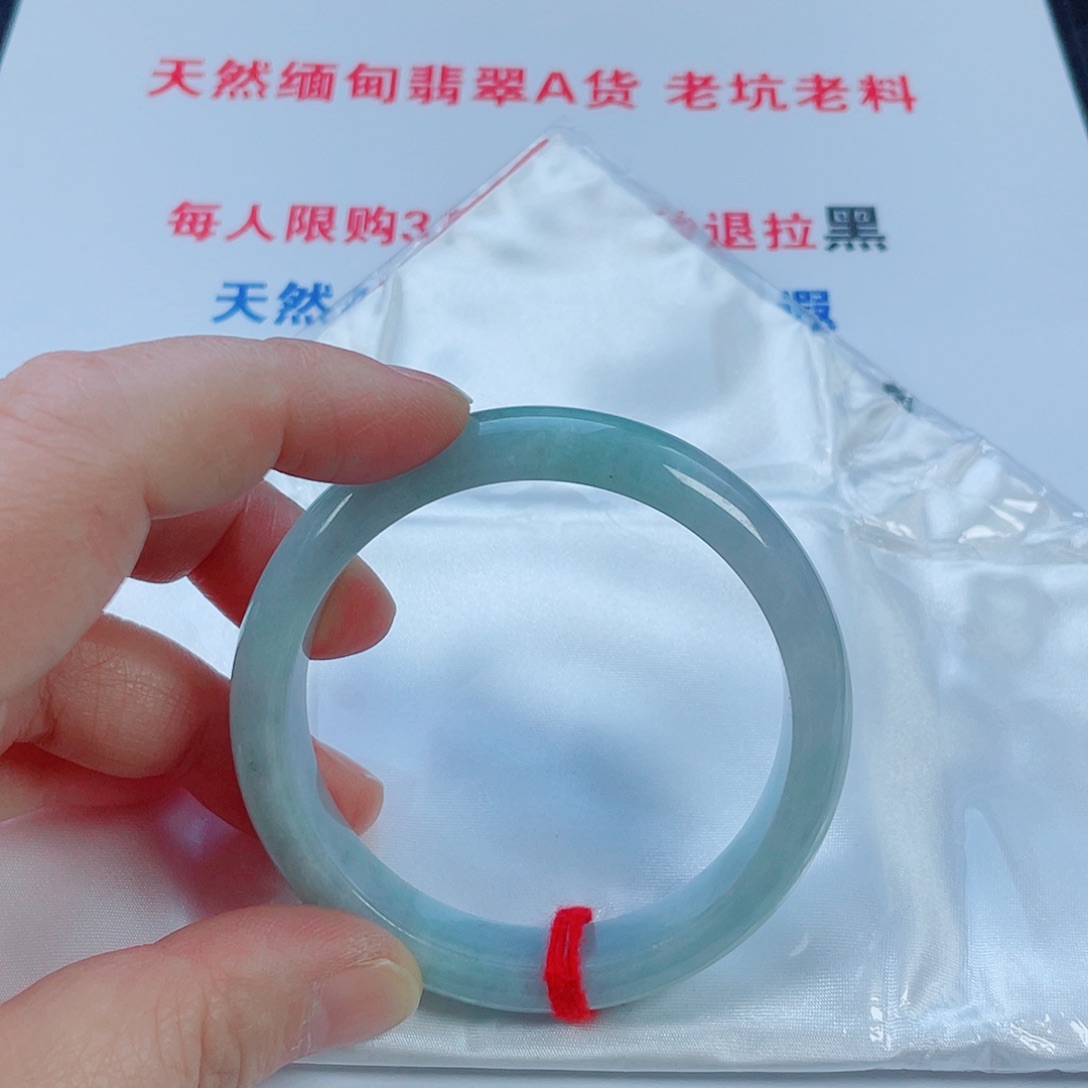 翡翠未镶嵌手镯天然翡翠手镯56