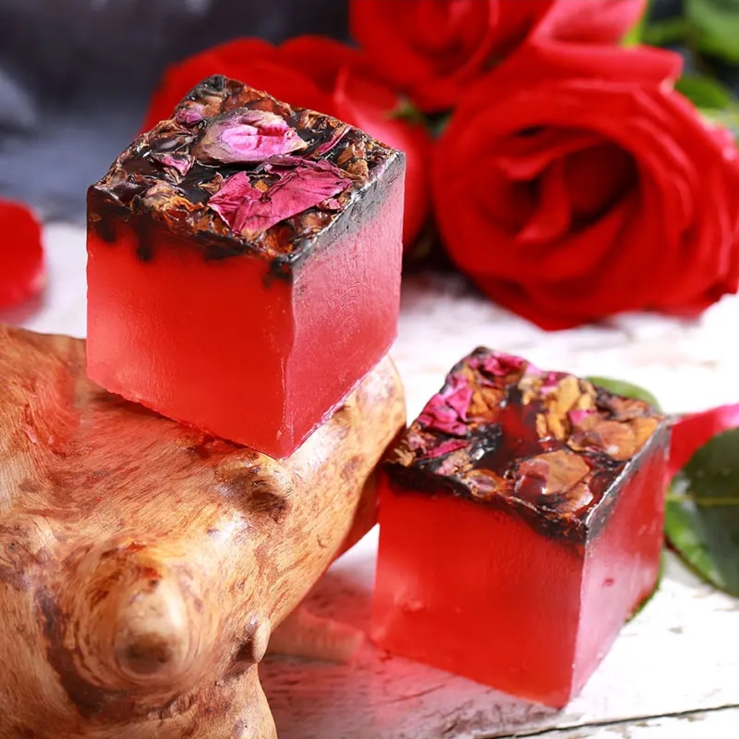 农，家玫瑰精油皂