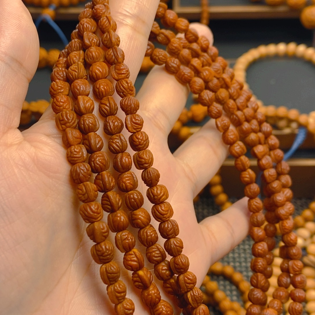 国***祖吊坠桃核秦岭森林06