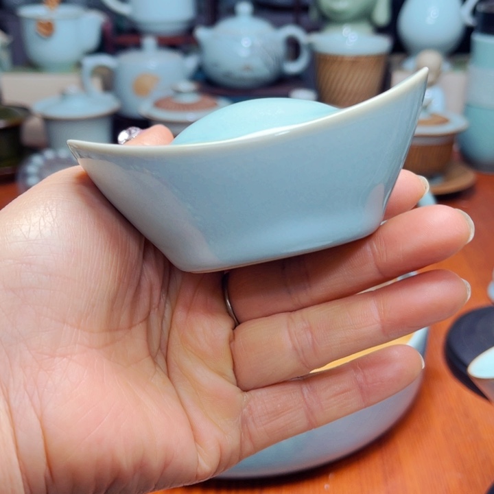 【闪购商品】茶器，汝瓷，天青豆绿，全品