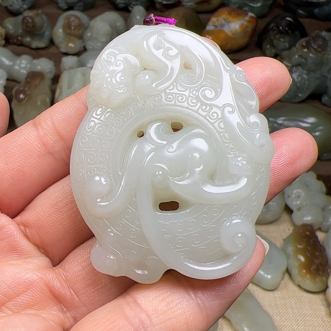 和田玉挂件未镶嵌