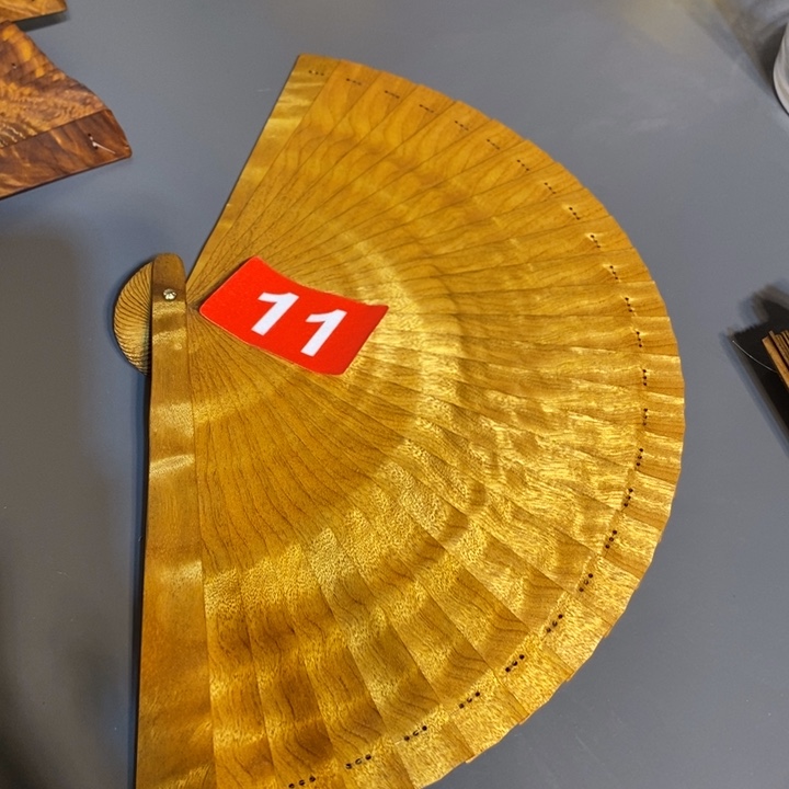 金丝楠小*金丝楠木扇子