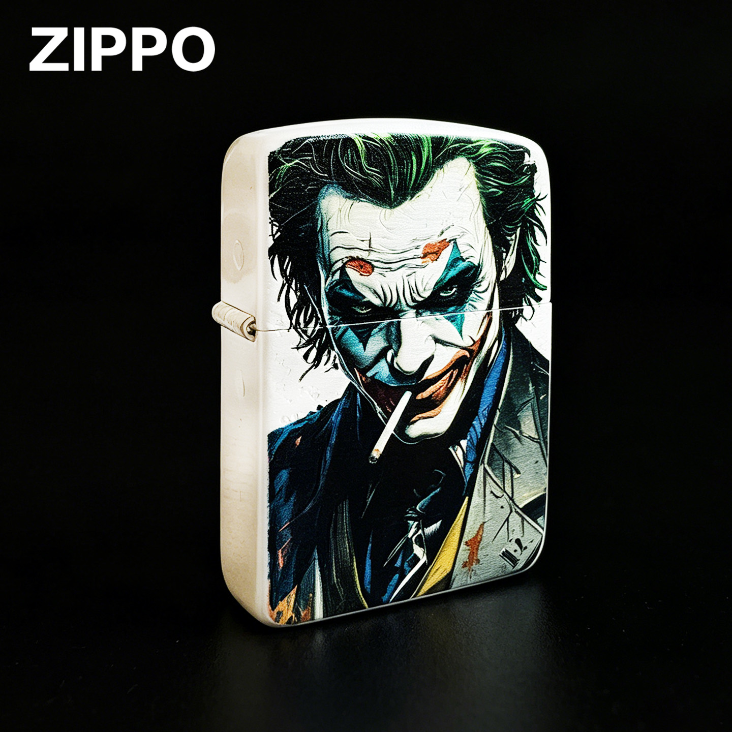 zippo打火机1941小丑钛彩官方正品男生走心实用礼物七夕节