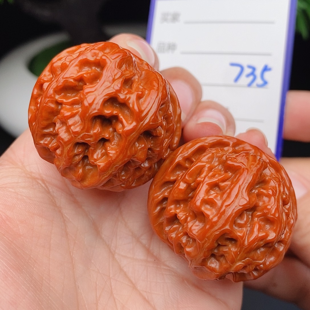 文玩核桃把件38苹果735