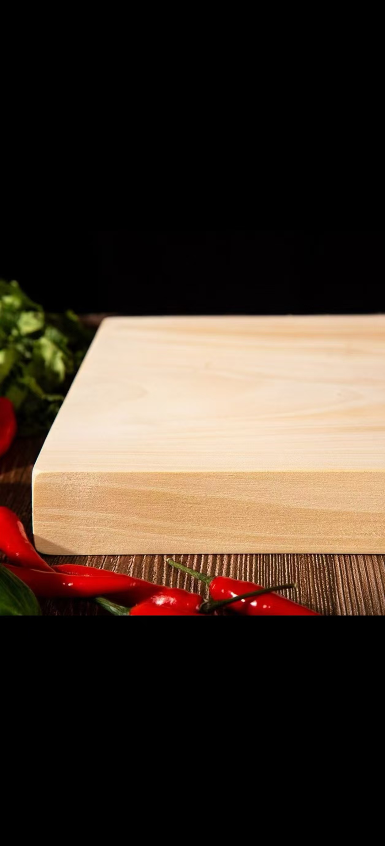 俄罗斯紫椴木整木加厚菜板（无把手）