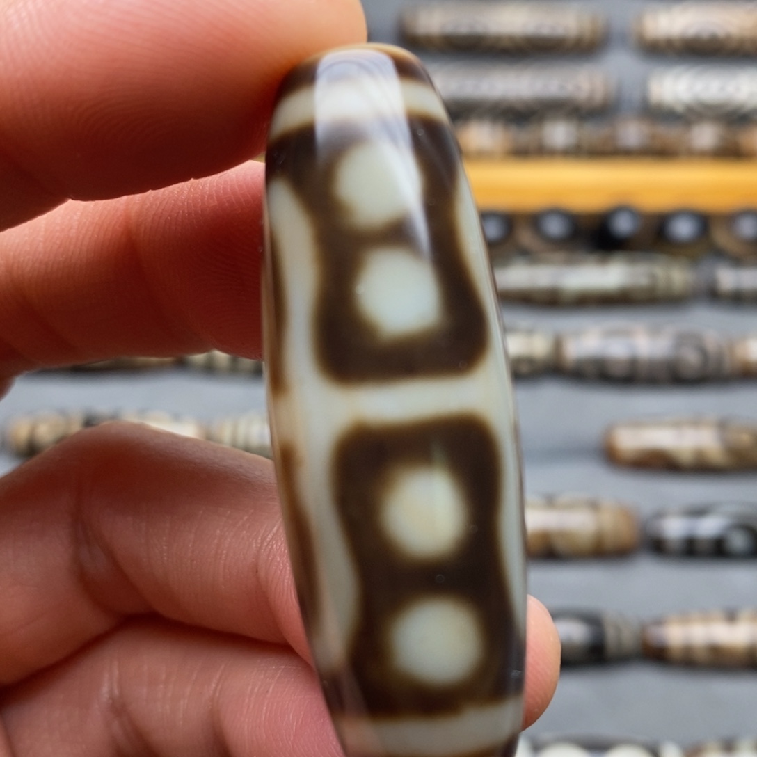 高***高玛瑙/玉髓合金颈饰