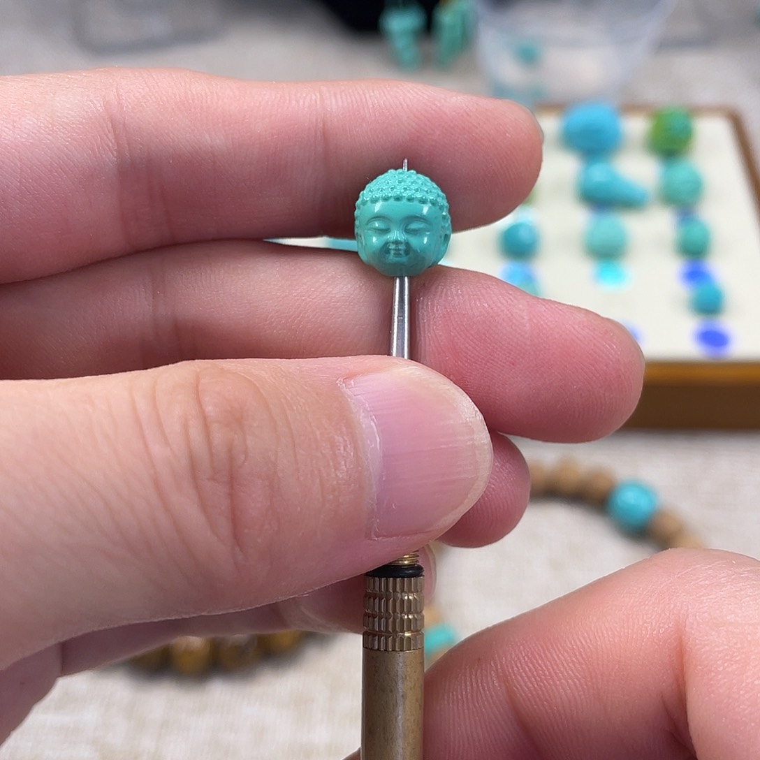 原生态湖北松配饰，直径10