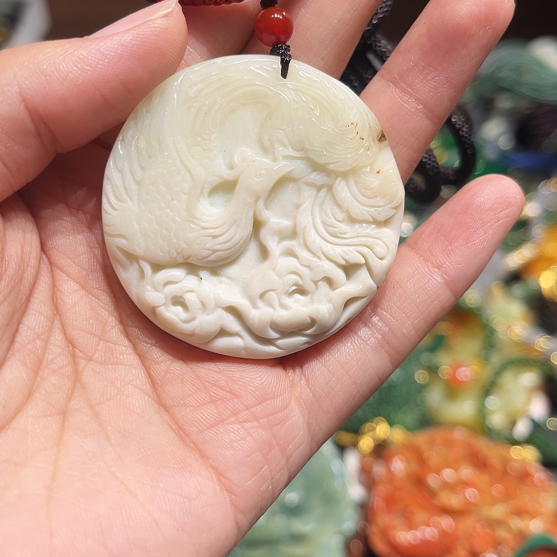 未镶嵌岫玉毛衣链