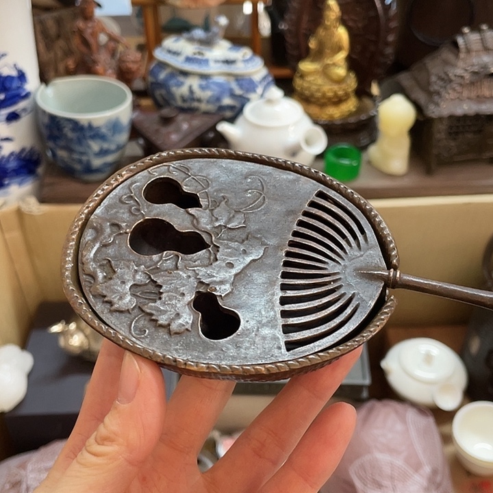 铜中古工艺品摆件