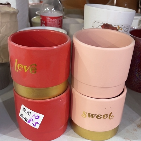 陶瓷外贸尾货多肉绿植陶瓷花盆