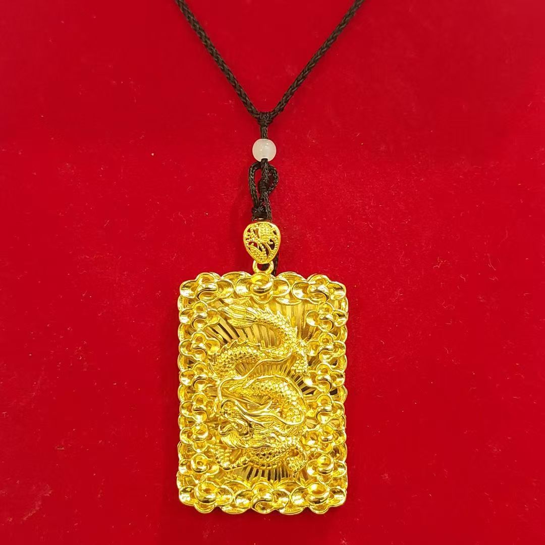 合金吊坠 大号龙牌吊坠 时尚 精美 男士