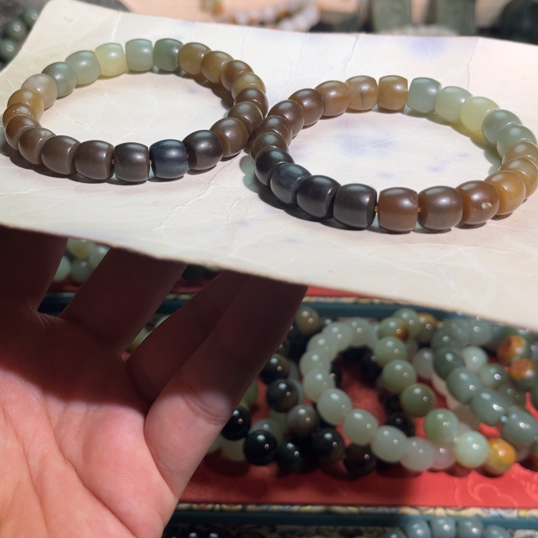 手链未镶嵌和田玉拍一发一