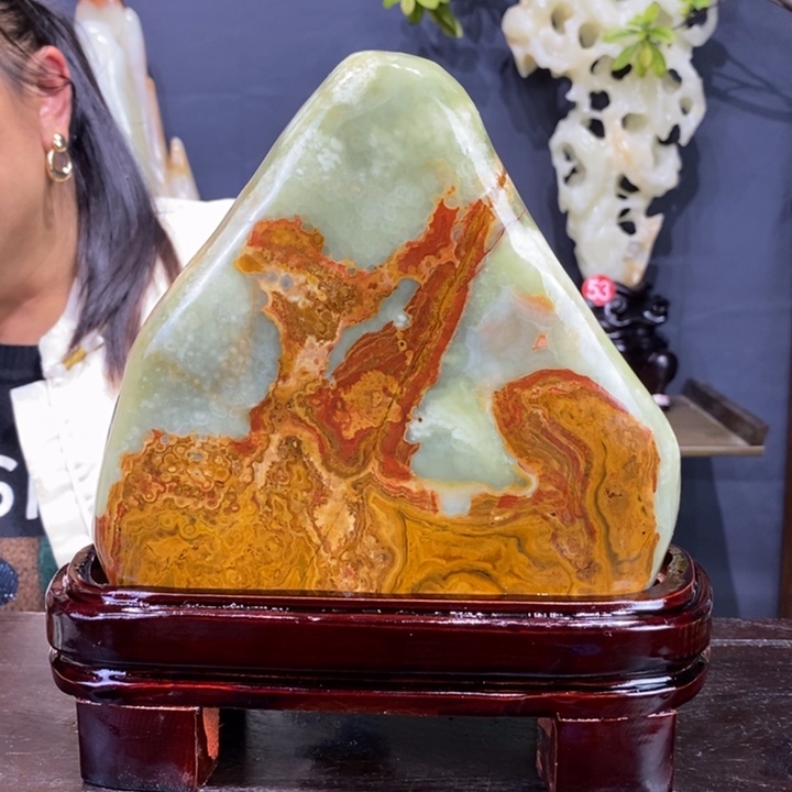 石材精品古青石摆件