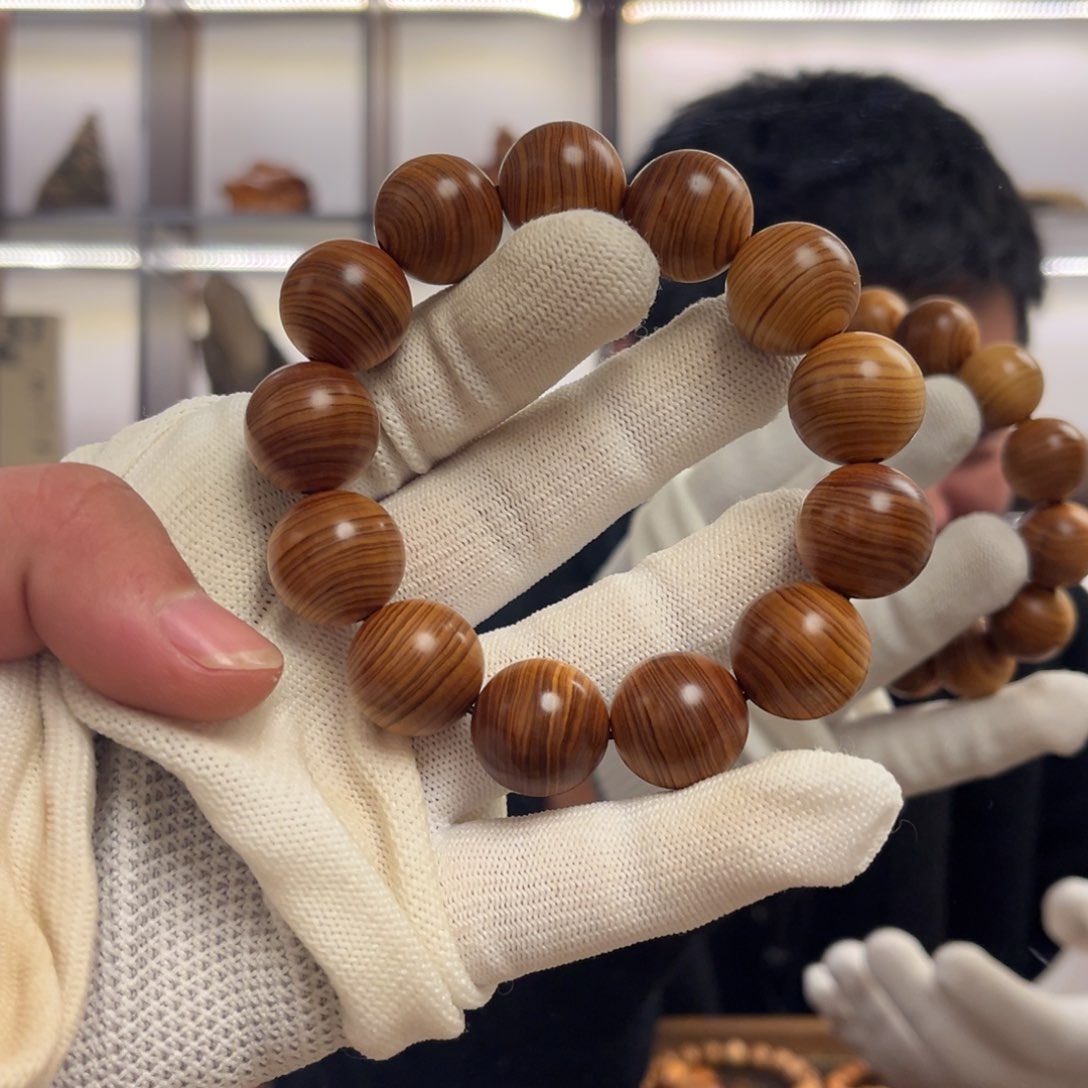 柏木（崖柏）手串/手链18黑油顺纹泥膏香料