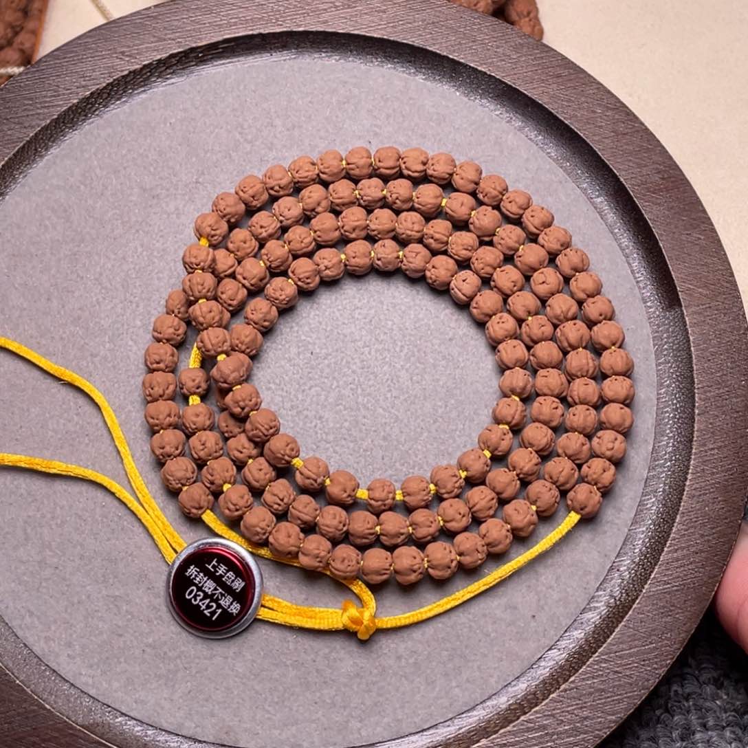 手串金刚菩提W***I梅朵头货佛手108尺寸5