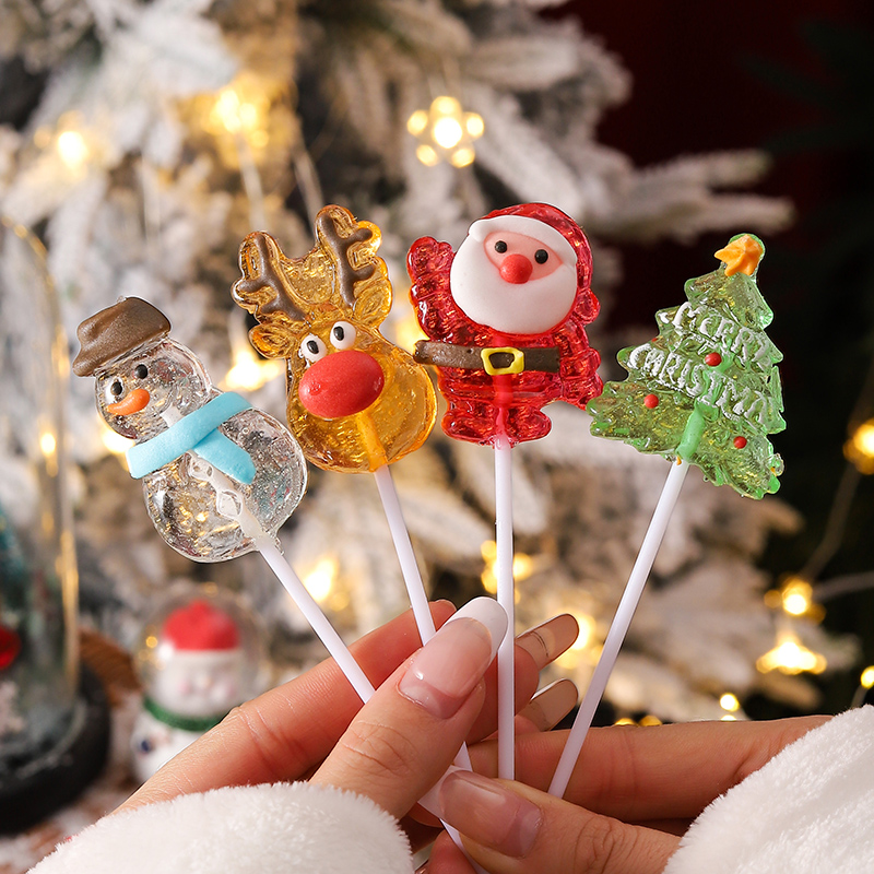 圣诞节平安夜糖果卡通棒棒糖礼盒创意礼物送男女生女朋友儿童零食