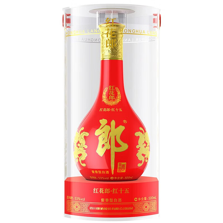 郎酒【山东老袁专属】2019年红花郎十五年 53度500ml *1瓶