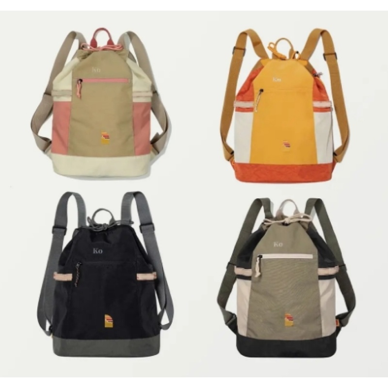 韩版k家双肩包个性撞色轻便大容量包包