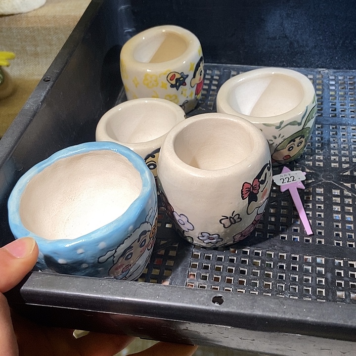 小****手工手绘盆 满29包邮222