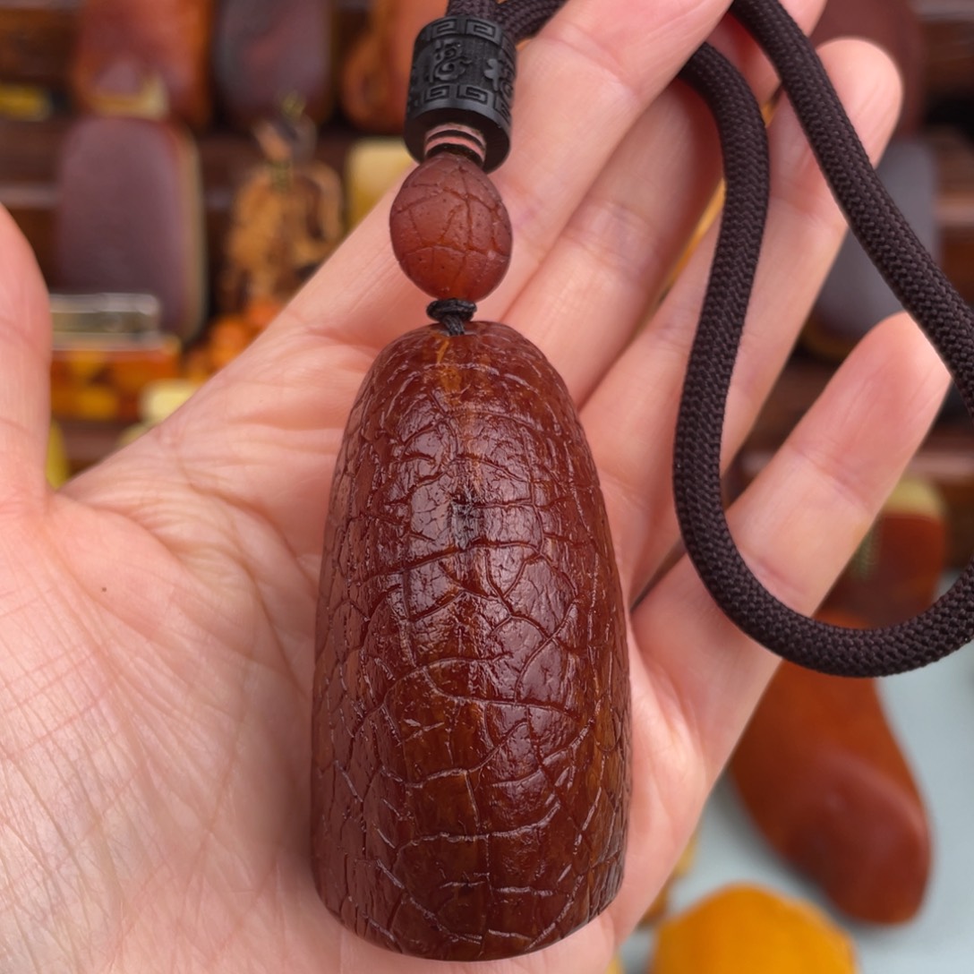 定制琥珀未镶嵌蜜蜡手把