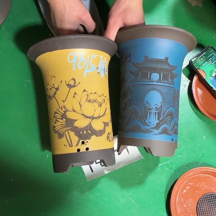 勇***涯花盆紫砂微瑕中号