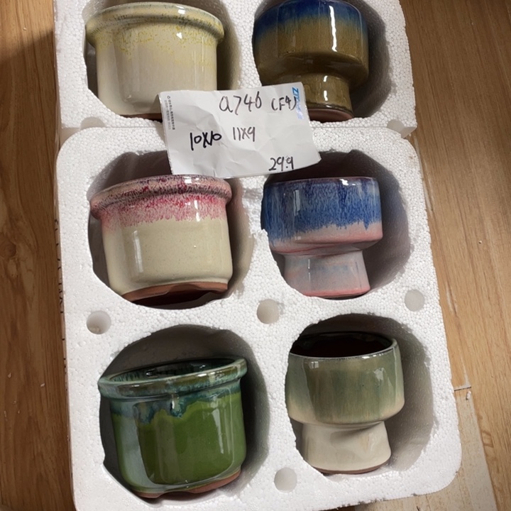 粗陶多肉花盆微瑕746