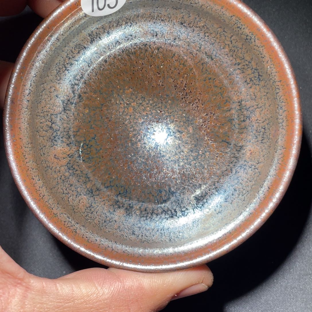 茶盏柴烧建盏老黄甄选105