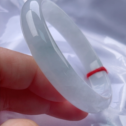 翡翠手镯未镶嵌正63无纹裂48小时鉴赏期